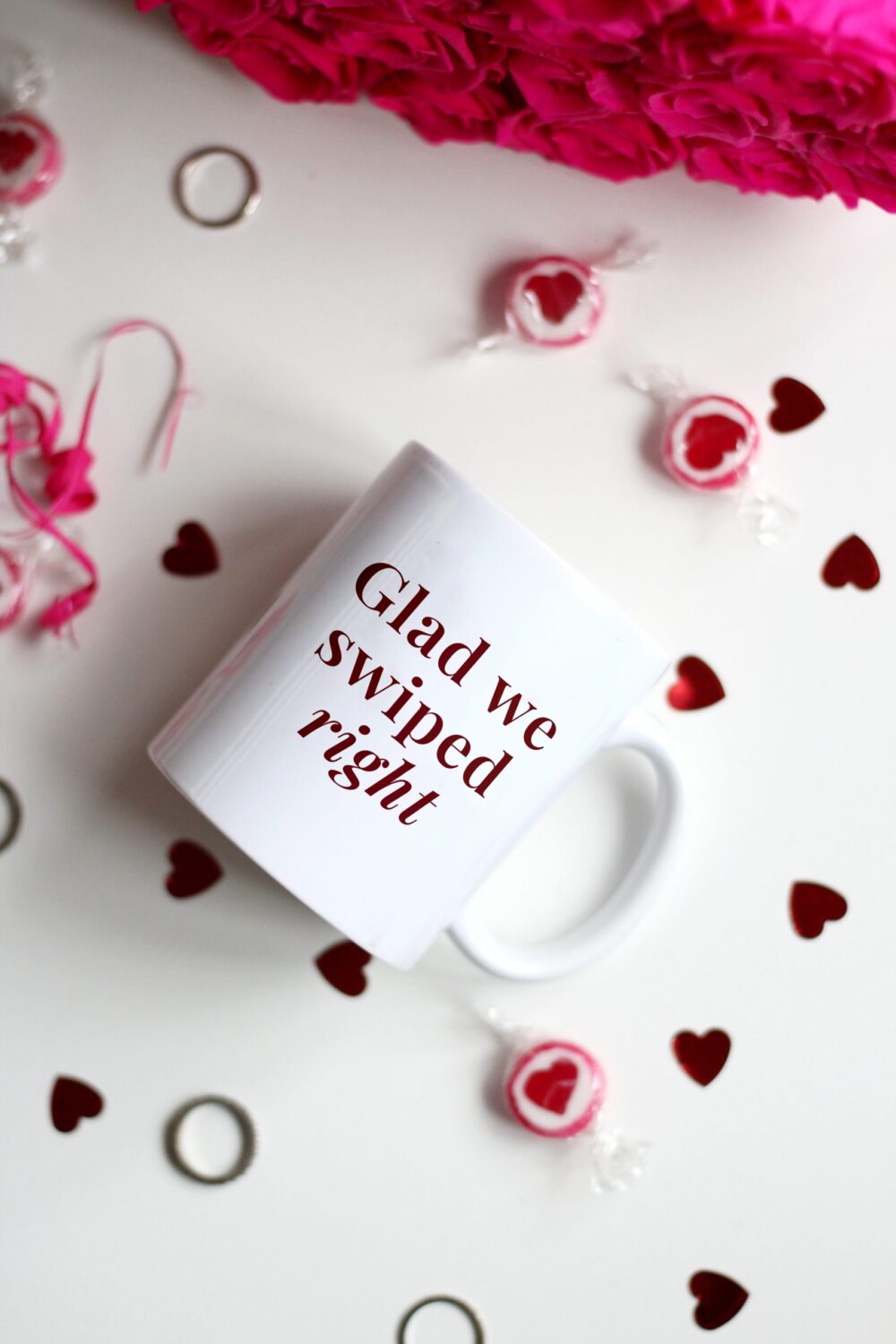 Mug désign “Glad we swiped right” – Image 2